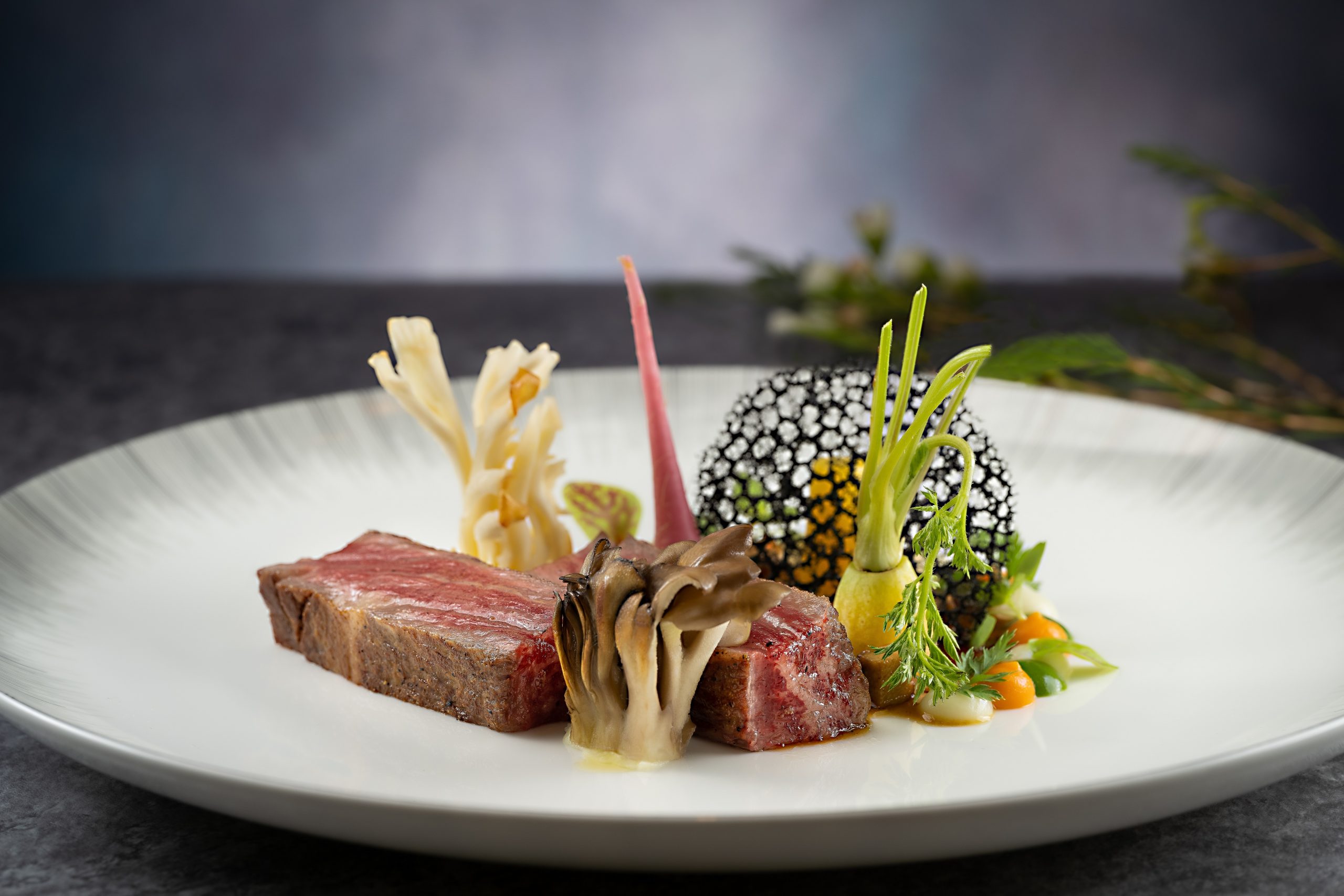 ‘Snow-aging’ gives this Wagyu exceptional marbling and flavour
