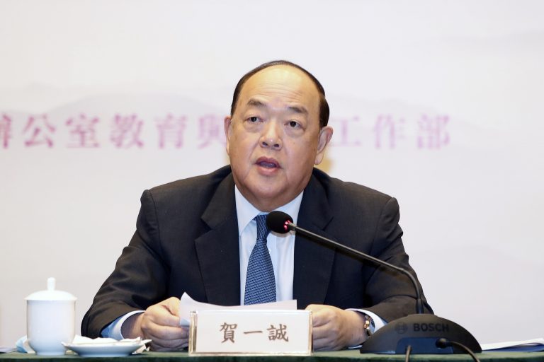 Macao Chief Executive Ho Iat Seng
