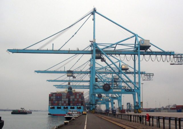 Six Shanghai Zhenhua Heavy Industries cranes delivered to Tibar port in Timor-Leste