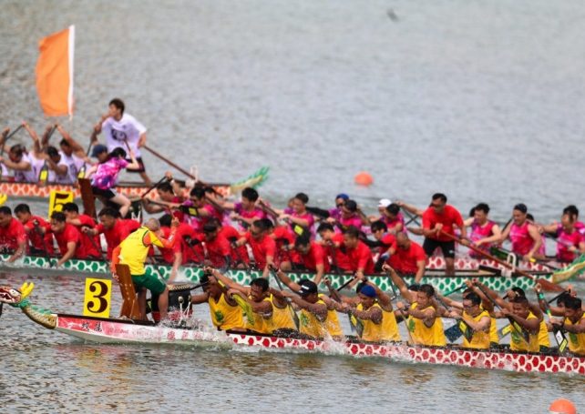 SJM Golden Jubilee wins Standard Dragon Boat Race Open Category