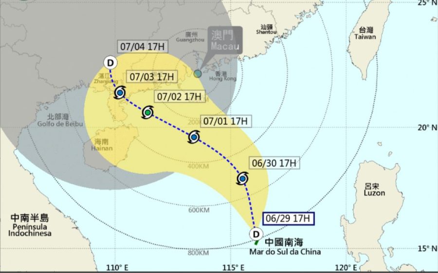 Typhoon Signal 1 to be issued at 7 pm today