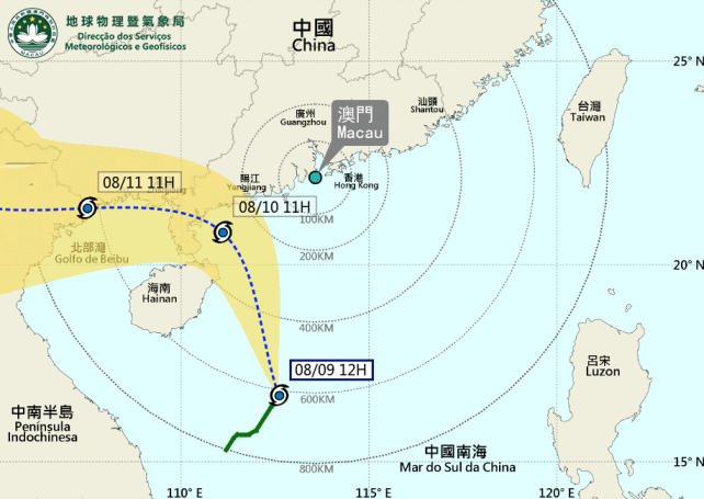 Tropical Cyclone Signal No 3 hoisted