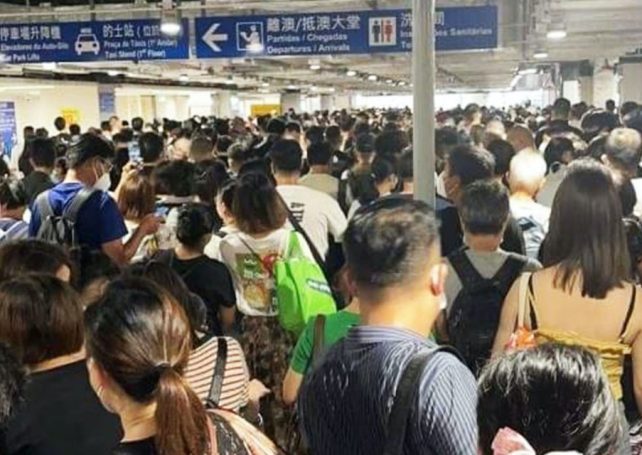 Massive mainland Chinese Non-Resident Worker exodus as border controls are relaxed