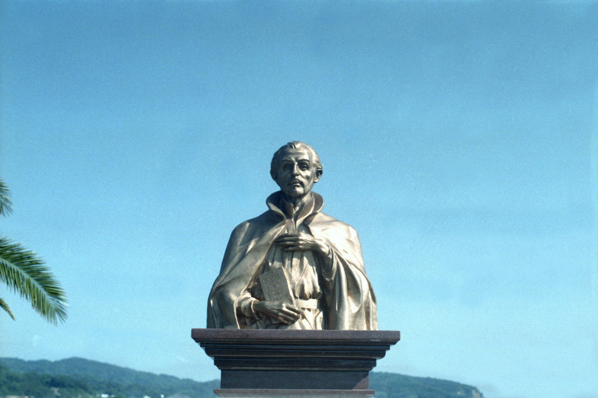 Statue of Alessandro Valignano in Nagasaki Japan
