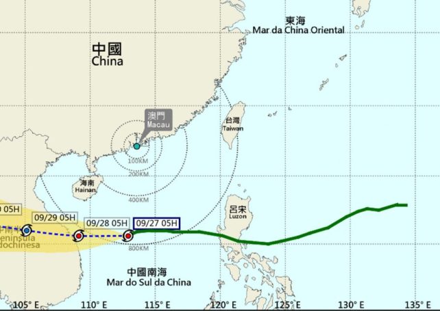 Strong monsoon signal hoisted as Tropical Cyclone Noru crosses South China Sea