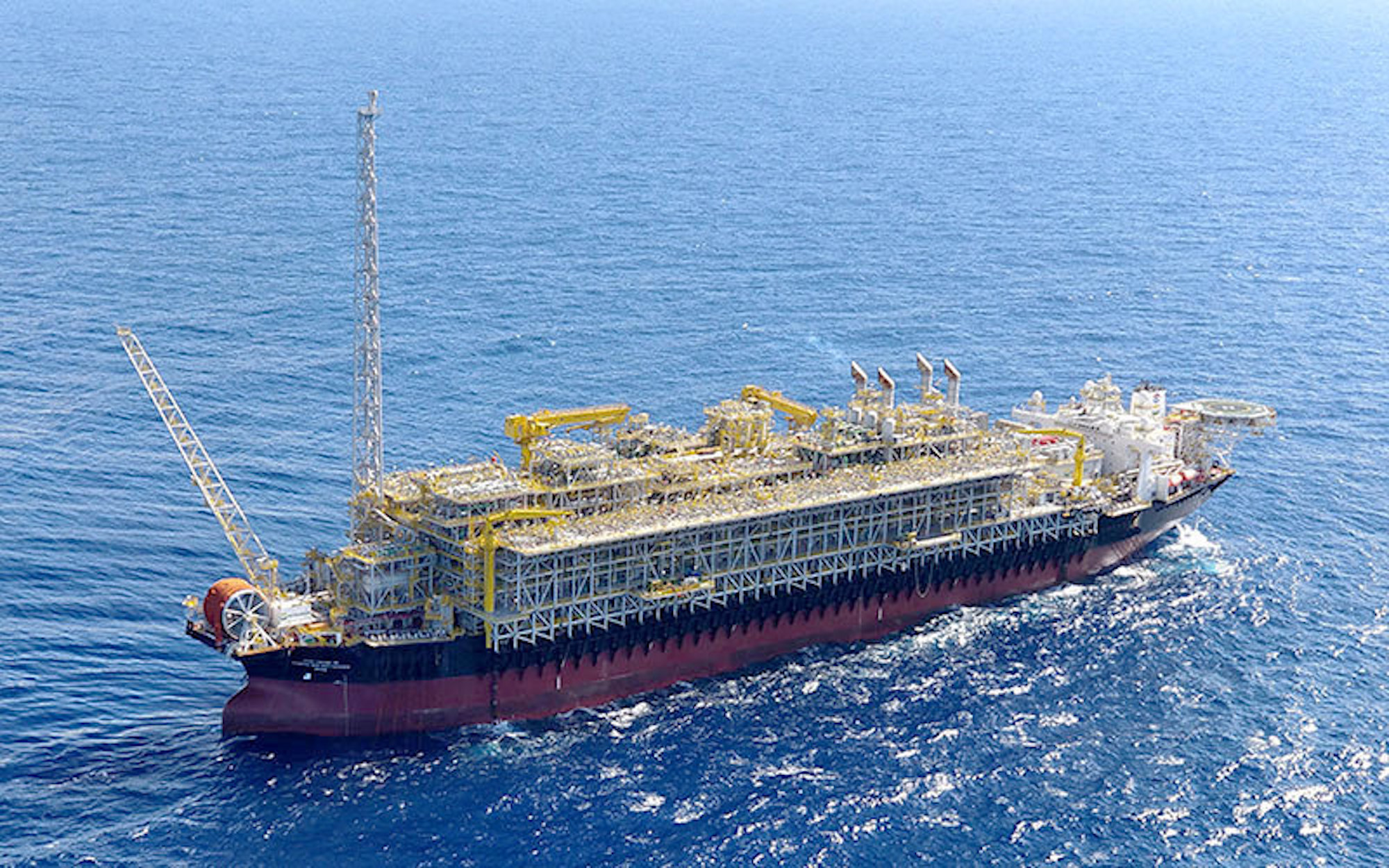 Brazil-bound oil and gas platform Anita Garibaldi leaves Dalian shipyard