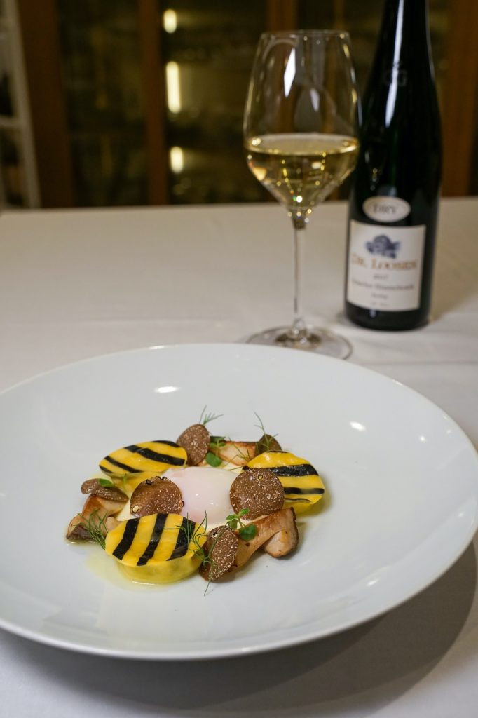 Ravioli Upside Down with Piedmont black truffle