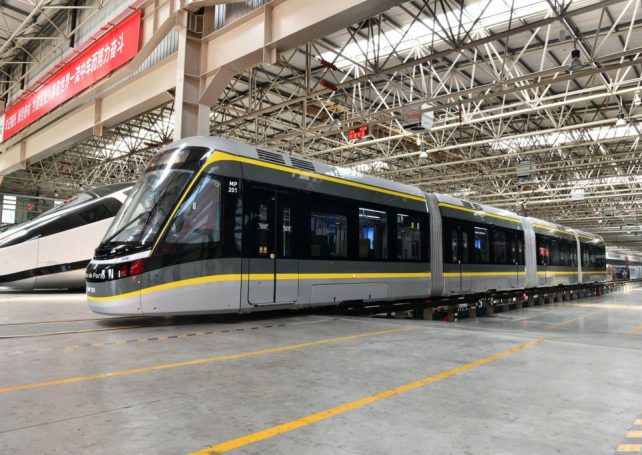 First two Chinese trains bought by Metro do Porto despatched to Portugal