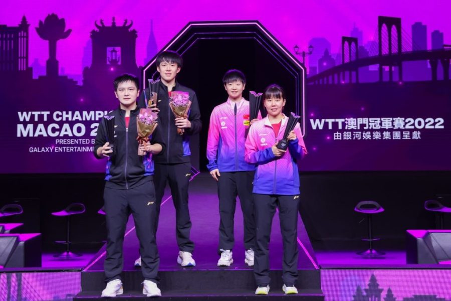Wang Chuqin and Sun Yingsha triumph at WTT Champions Macao 2022