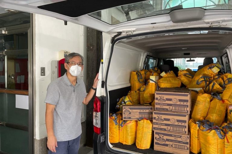Caritas Macau providing food packages