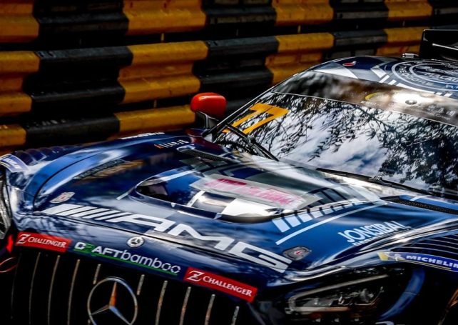 Maro Engel wins Saturday’s Macau GT CUP qualifier