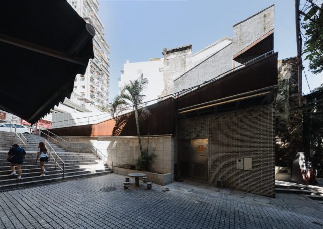 Utility building in Historic Centre of Macao awarded by UNESCO