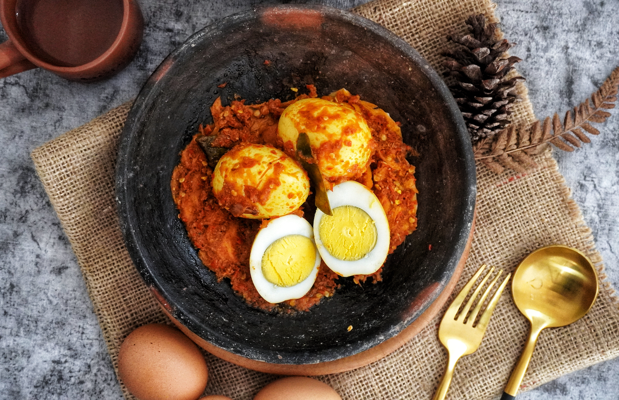 Egg Balado by Loly Indonesian Restaurant