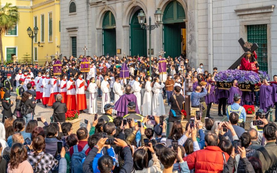 Lenten procession returns to the streets of Macao after a three-year hiatus
