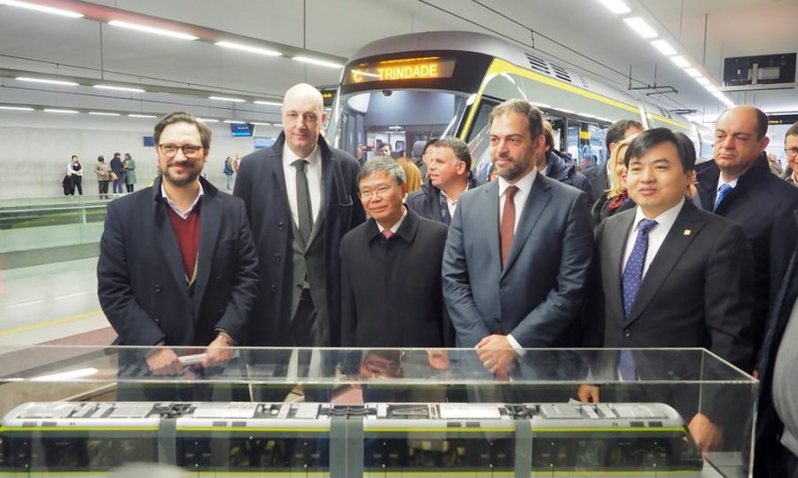 Made-in-China metro trains delivered to Portugal, first in EU