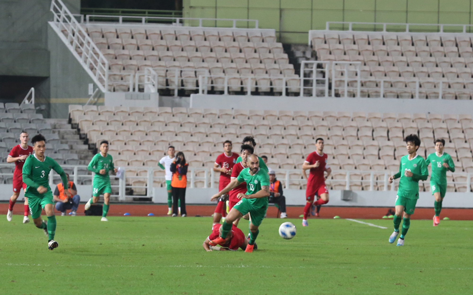 Macao’s first international football match in three years ends in defeat