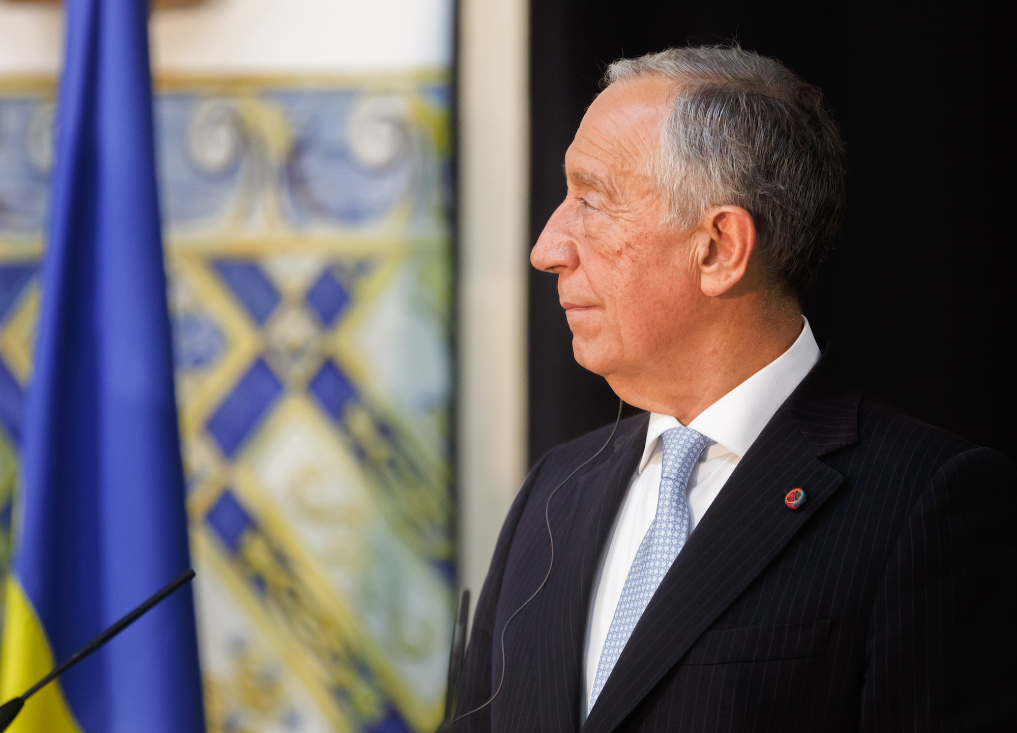 Chief Executive Ho Iat Seng will meet President Marcelo Rebelo de Sousa of Portugal today