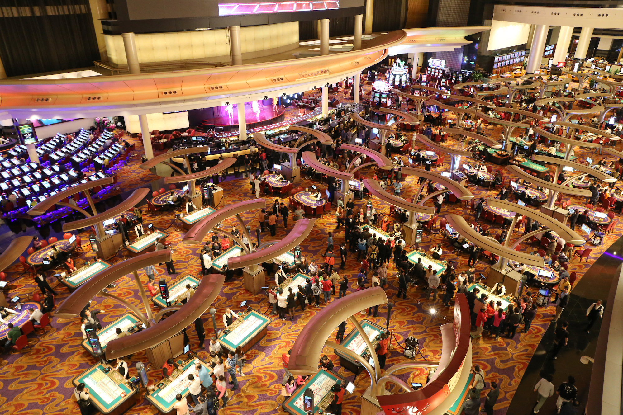 Macao gaming casino interior