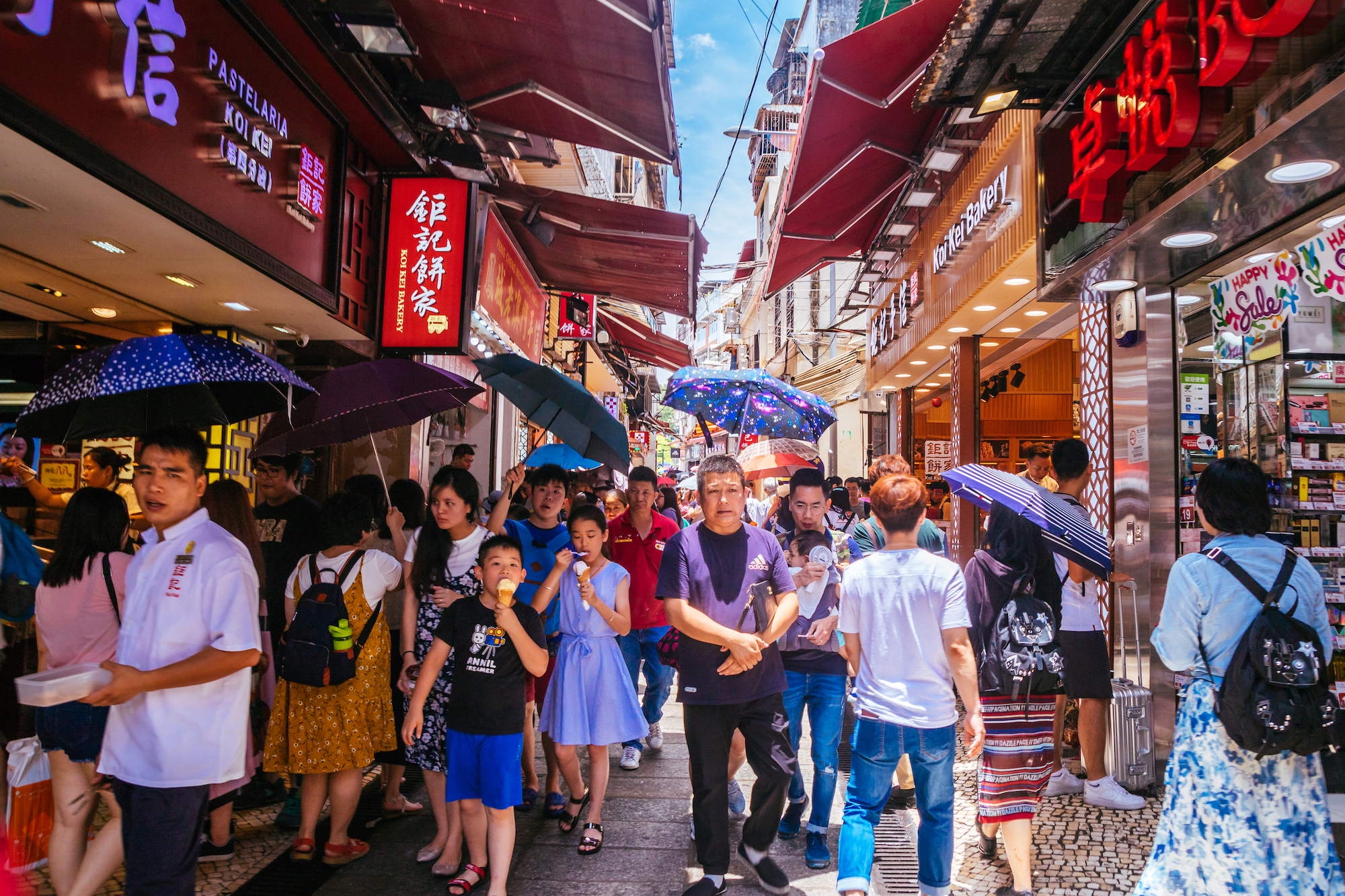 Macao retail stores visitors