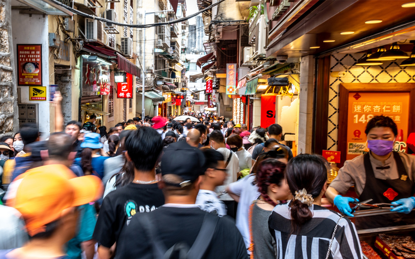 Macao tourism visitors