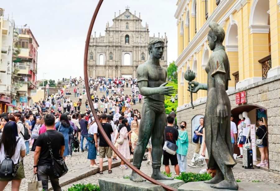 The number of visitors to Macao fell in May