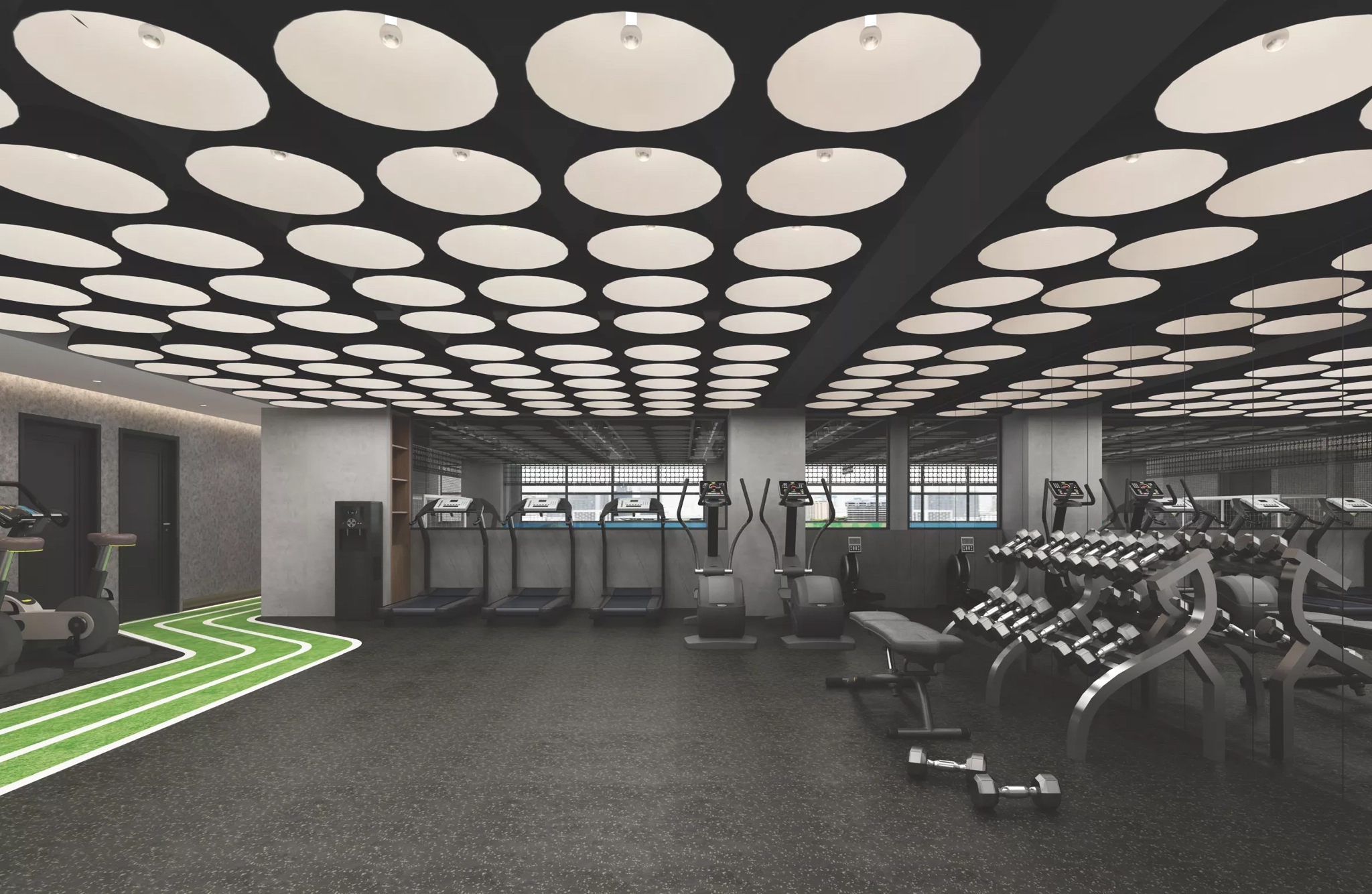 A rendition of the new gymnasium that is currently under construction at the Macau Football Associations headquarters - Photo courtesy of FIFA
