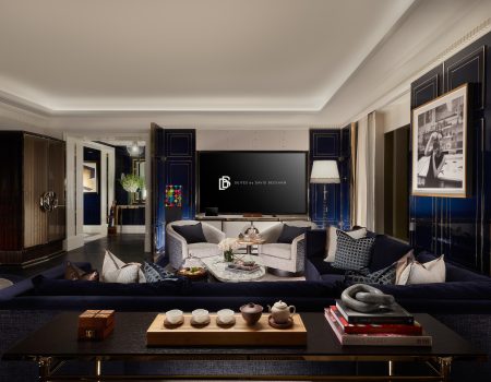 Suites by David Beckham living area