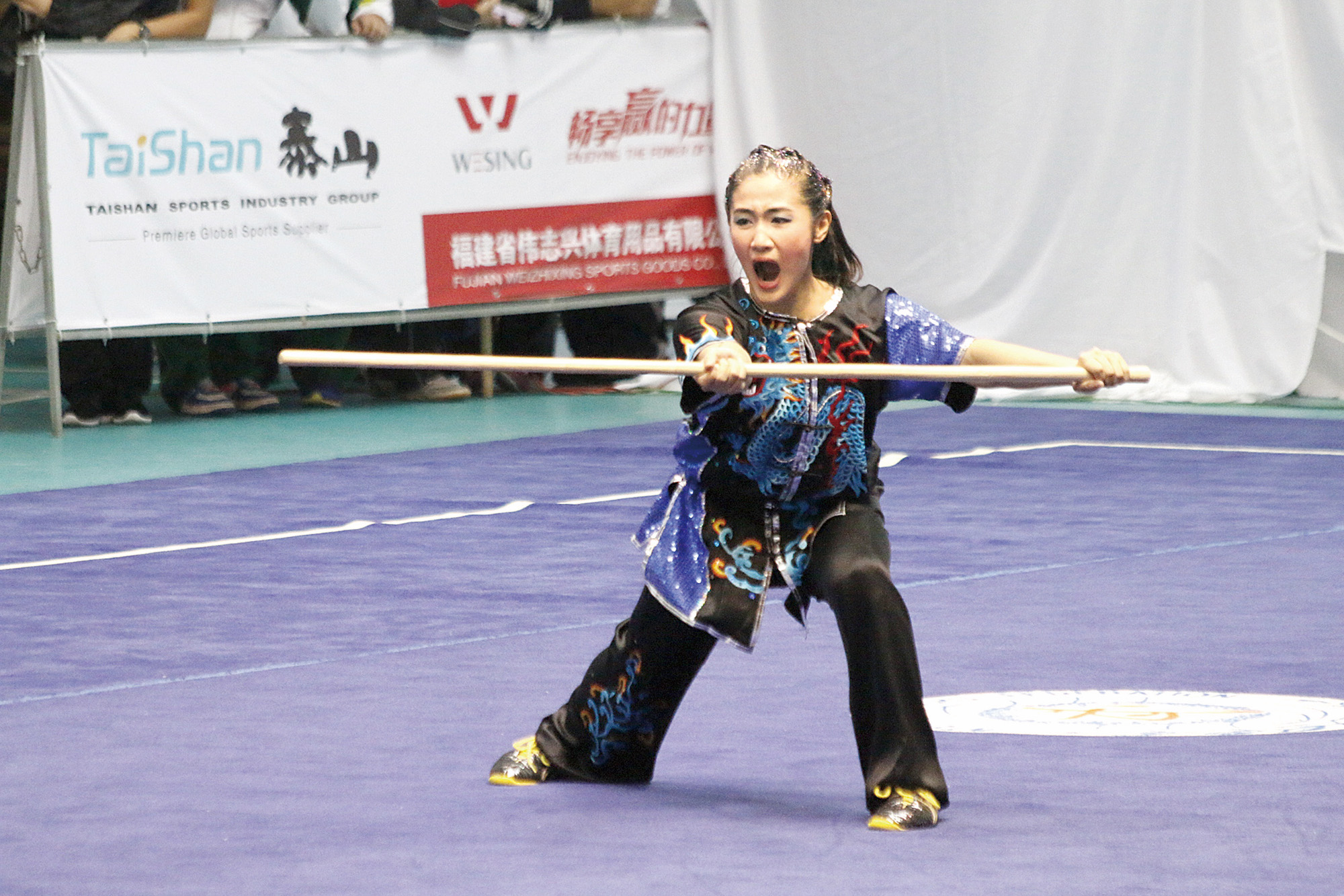 Angela Wong claimed her first international gold medal in 2016 at the 6th World Junior Wushu Championships in Bulgaria