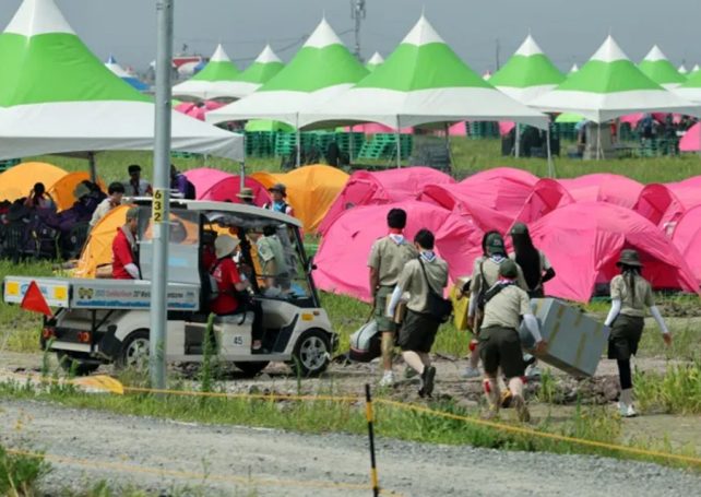 Dozens of Macao scouts are being evacuated from camp in South Korea