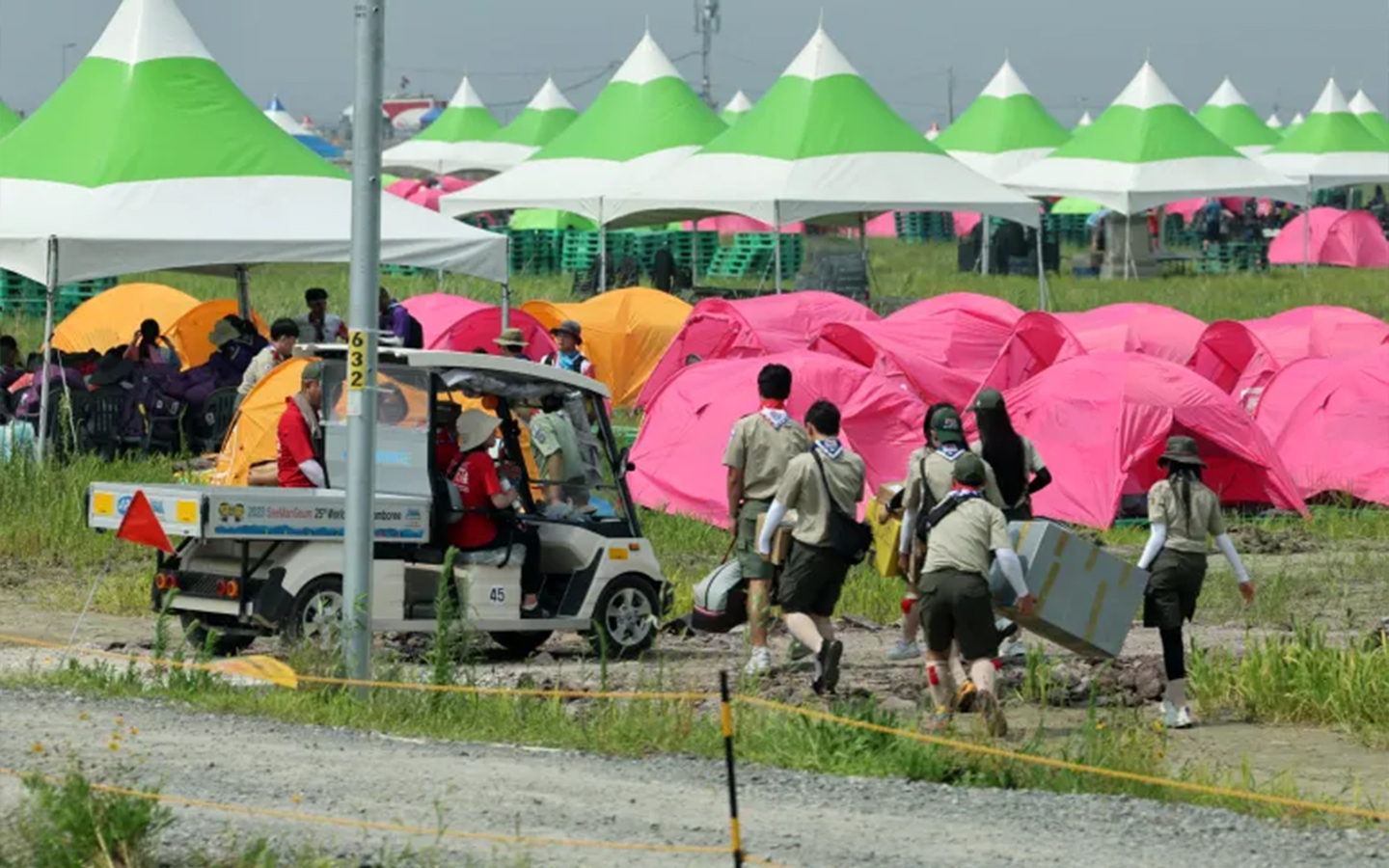 Dozens of Macao scouts are being evacuated from camp in South Korea