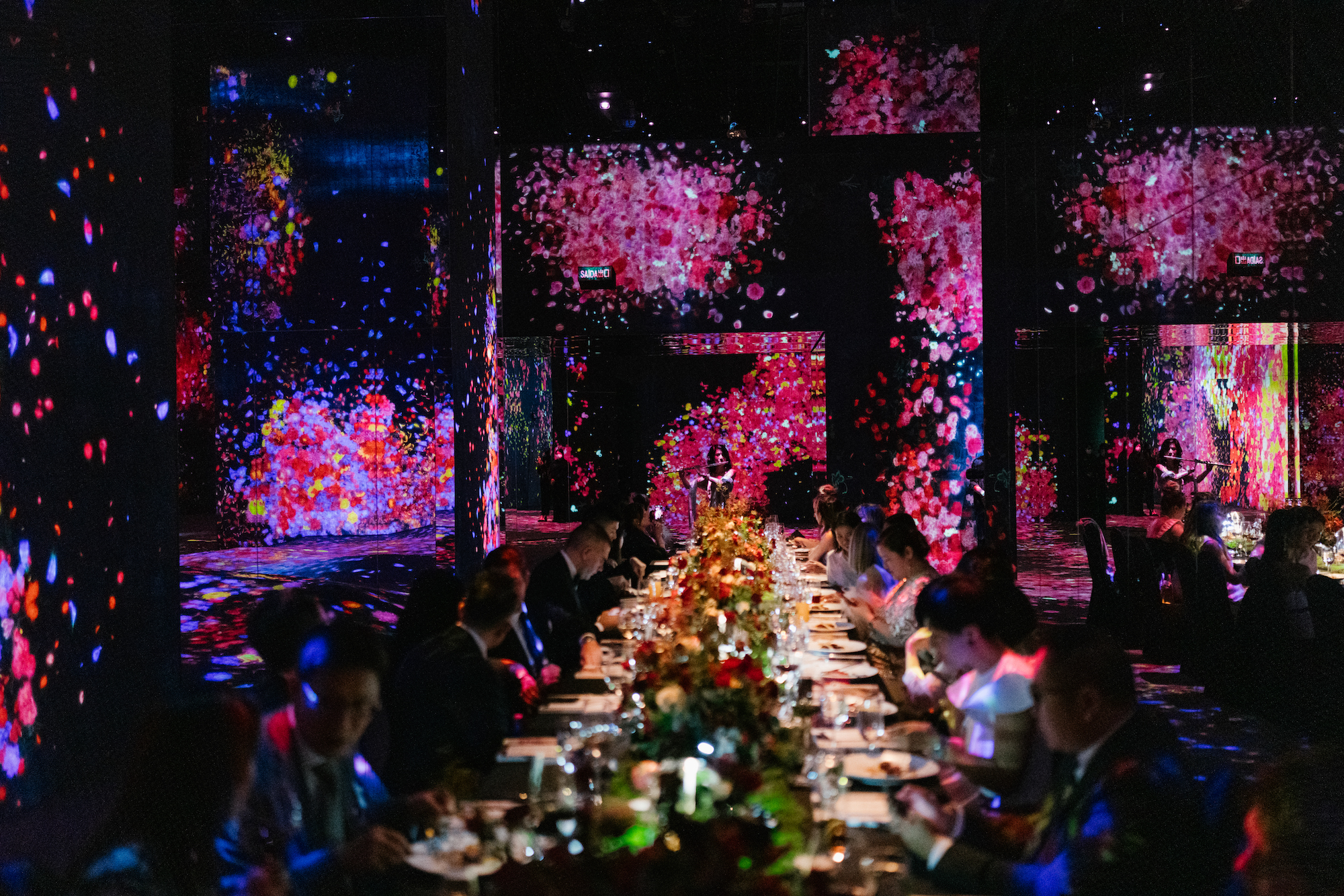 Chopard dinner at the teamLab SuperNature Macao