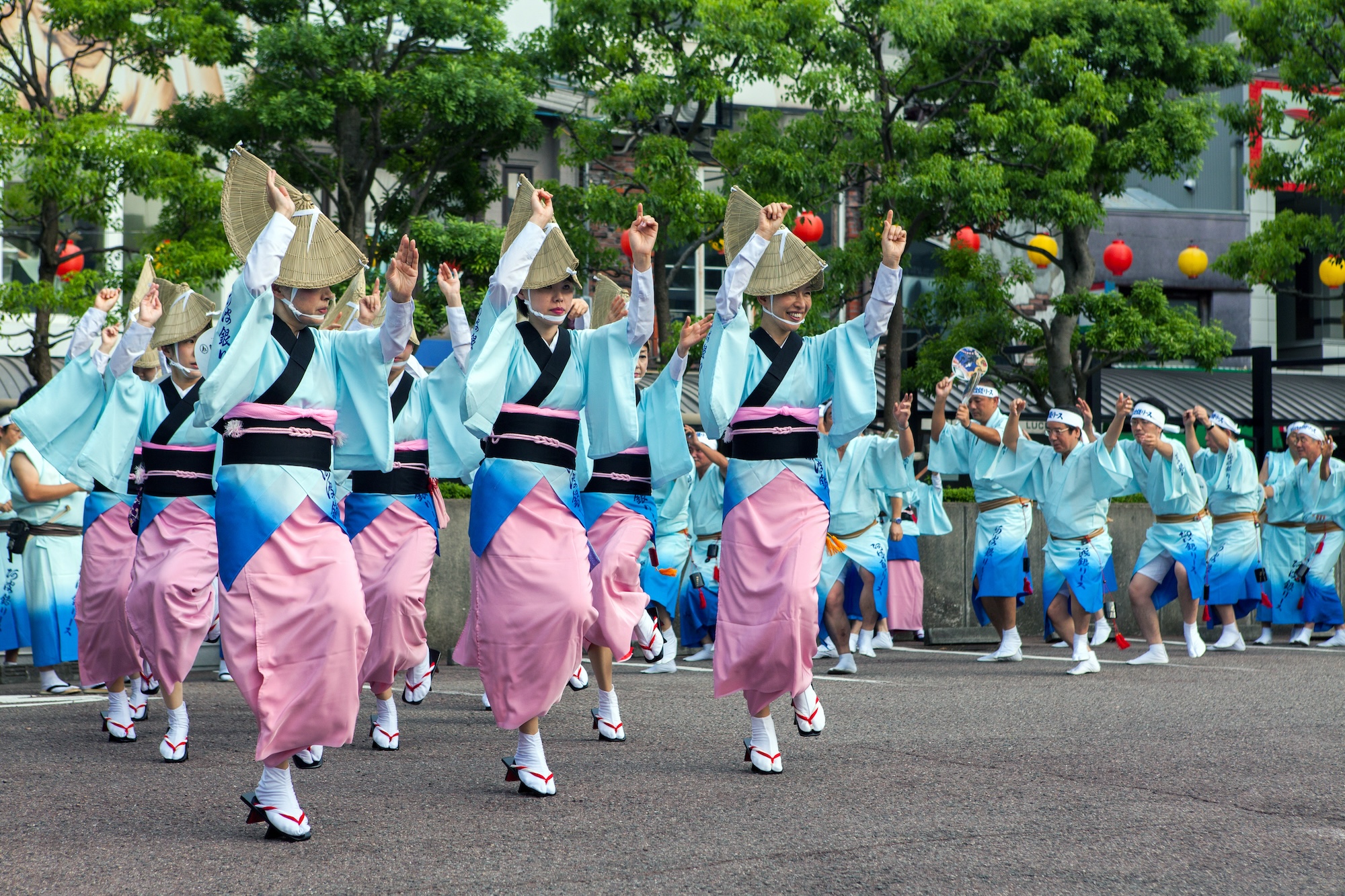 Obon Festival Tokushima Japan dance festival