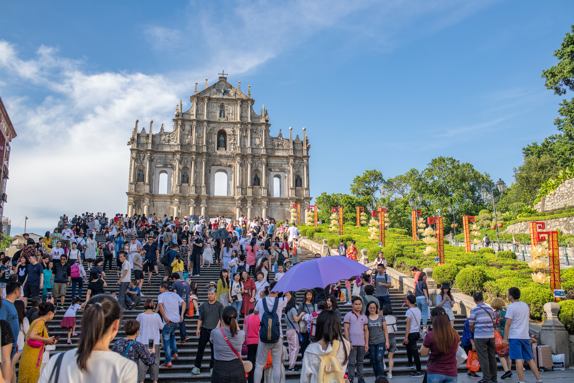 Foreign tourists are up since the first half of the year, but their numbers have plateaued