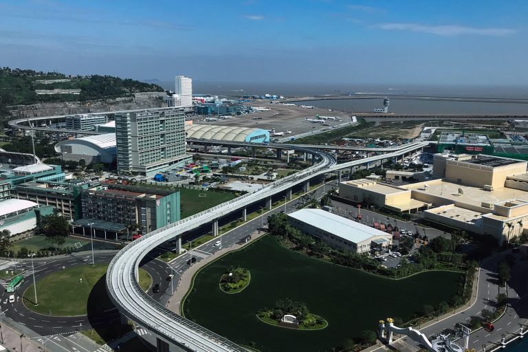 Macau airport’s passenger volume