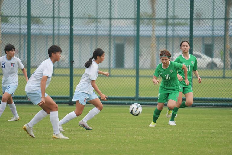 Macao’s women’s football team loses its EAFF match against Chinese Taipei 16-0