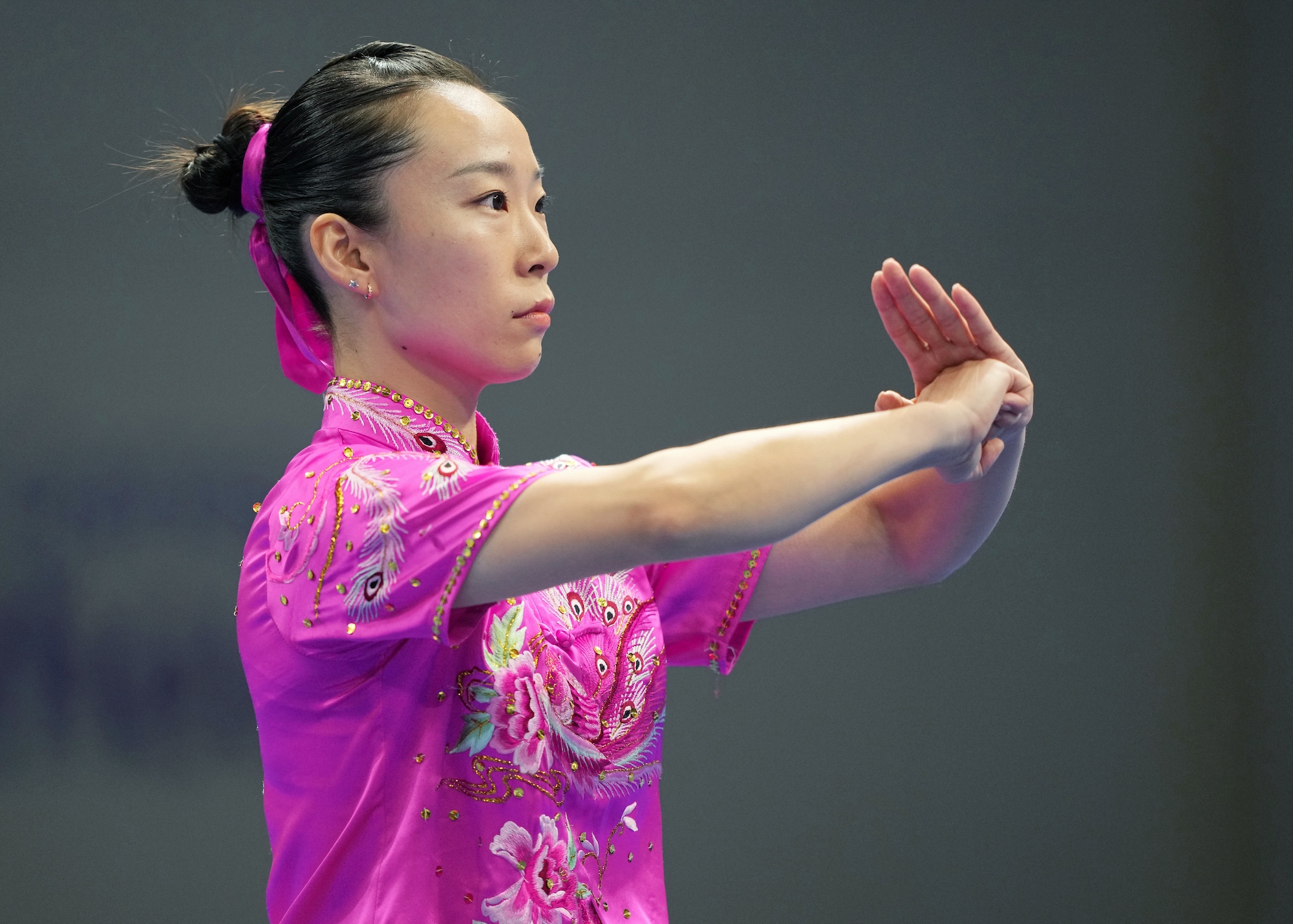 Wushu star Li Yi is being honoured with a Silver Lotus medal