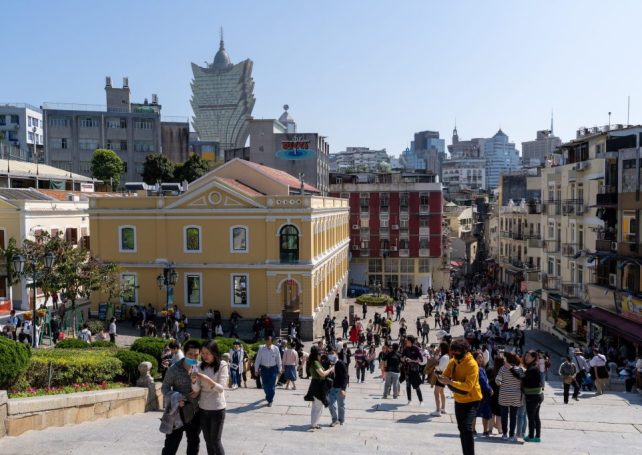 Visitors flock to Macao for Christmas 