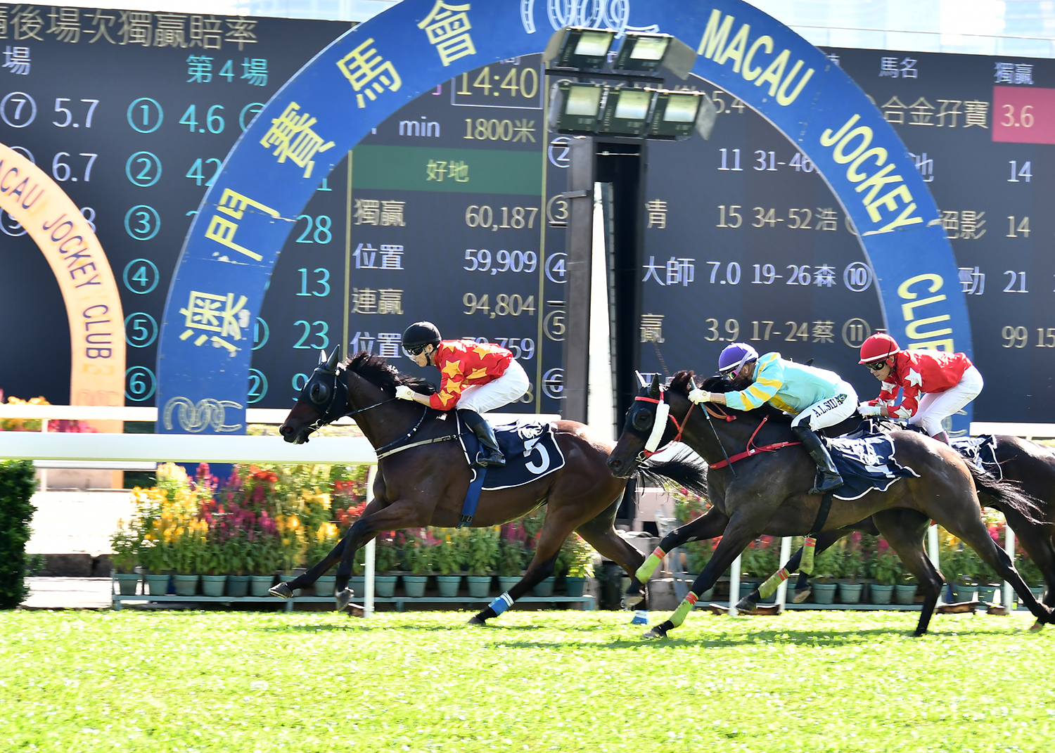 The government is ending its contract with the Macau Jockey Club