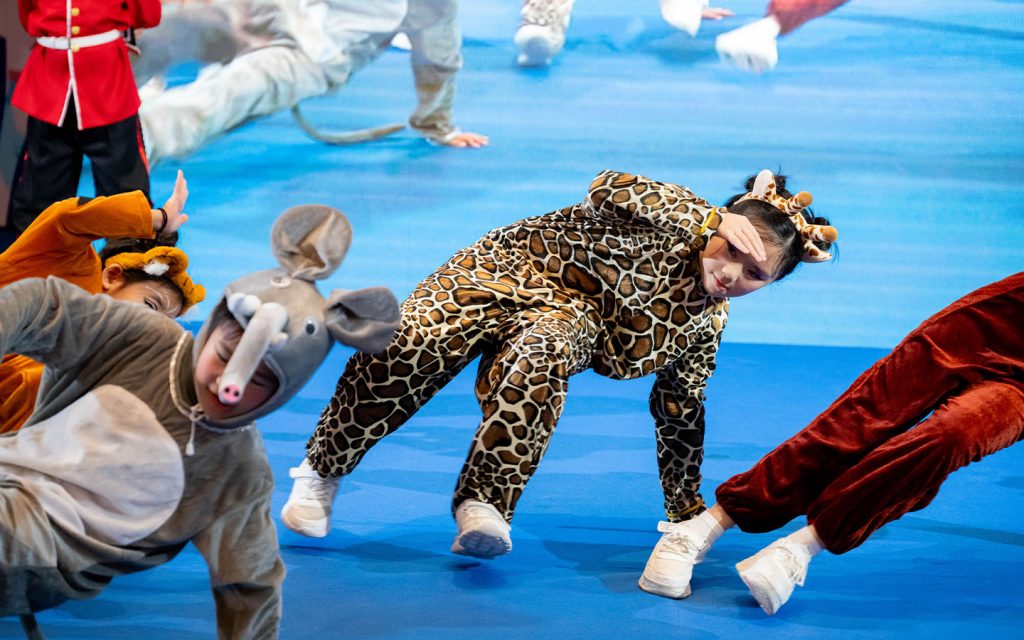 Full of playful activities and performances, the event opened with a children’s dance inspired by the London Zoo