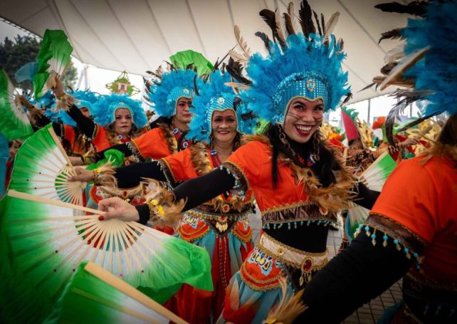 On parade: Macao’s Philippine community celebrates the Sinulog Festival