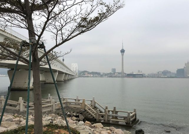 The government’s Ilha Verde shelter has opened in advance of the cold weather