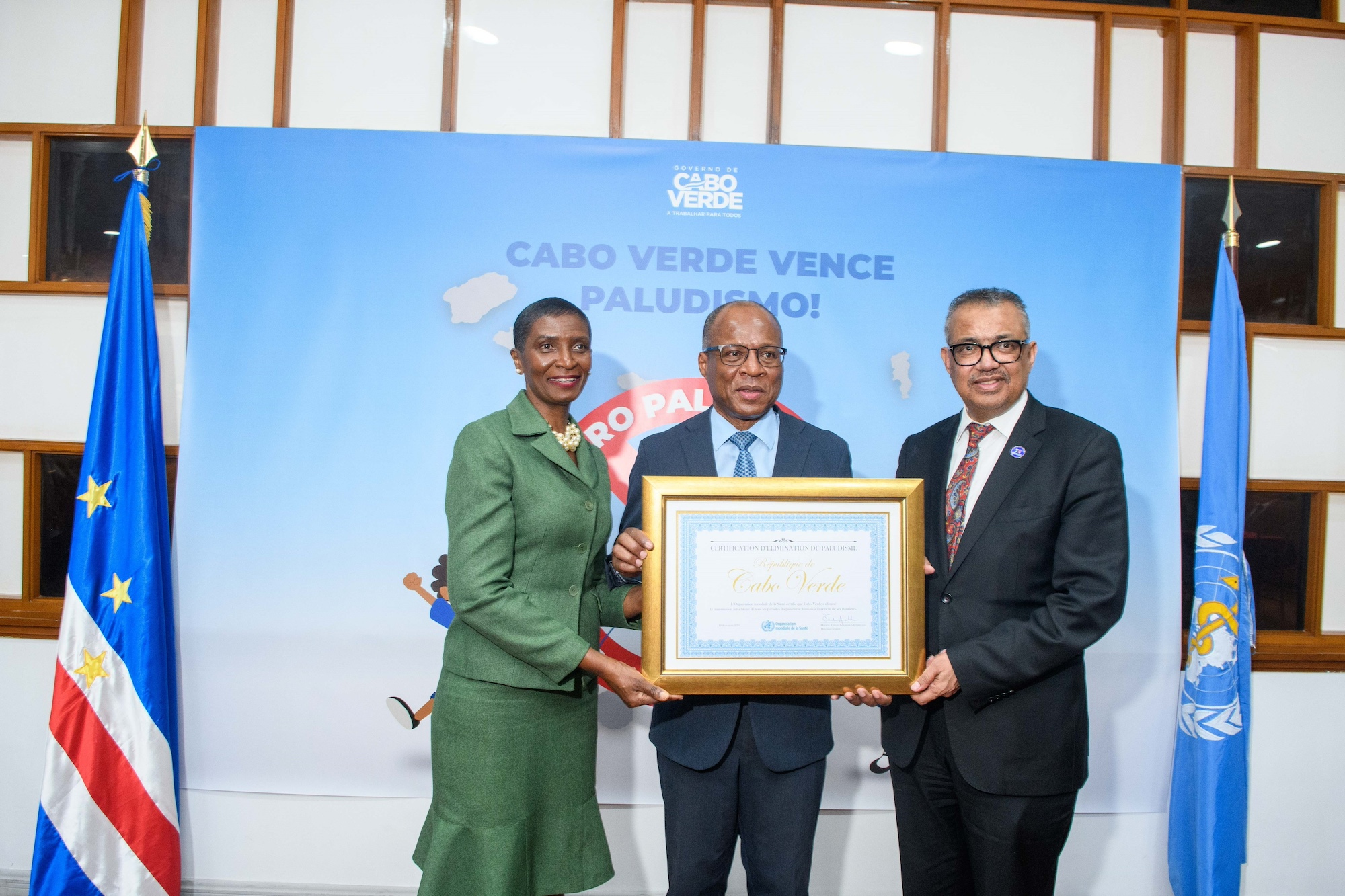 Cabo Verde has been certified malaria-free