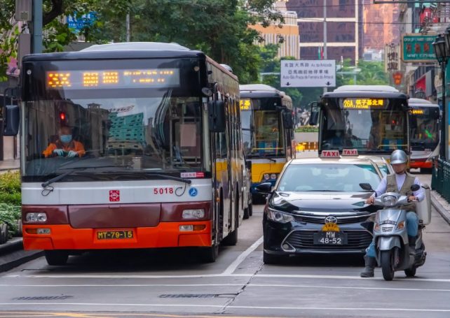 Macao’s bus fleets will go almost totally green this year