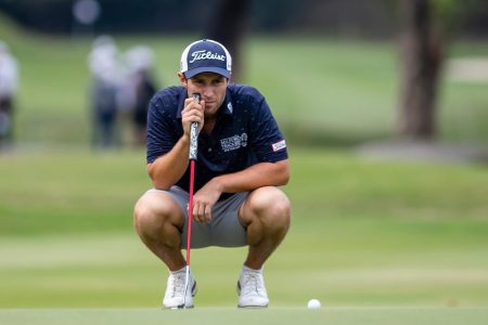 Hong Kong Golf Open 2023 winner, Ben Campbell of New Zealand, pictured at the World City Championship at the Hong Kong Golf Club in March 2023