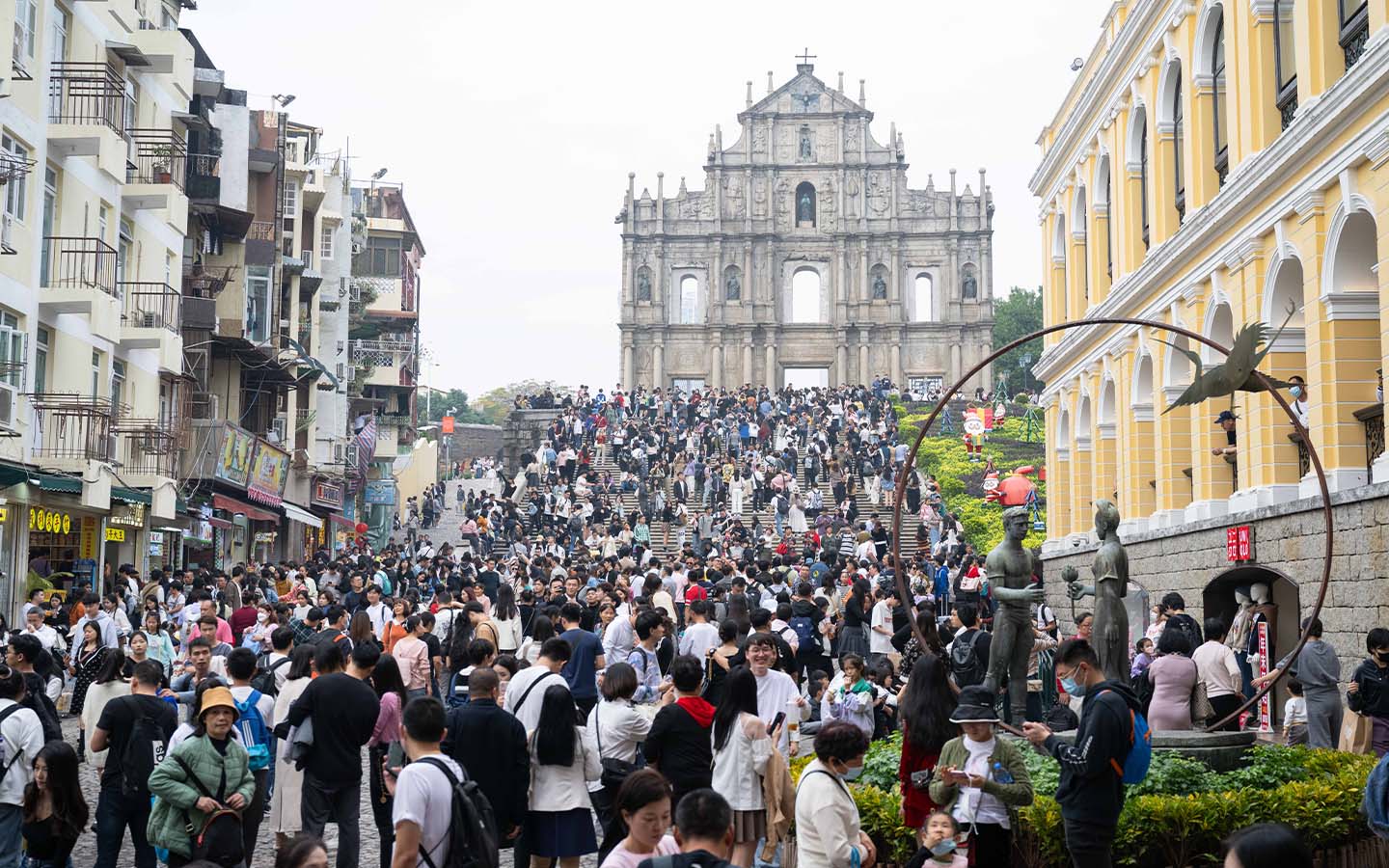Are there too many tourists coming to Macao?