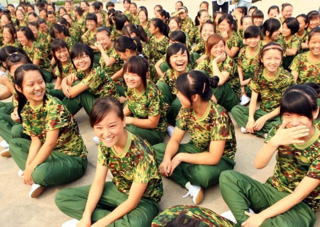 Thousands of Macao students experience military life