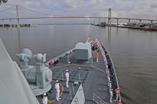 The Chinese navy docks in Maputo in a renewed diplomatic push
