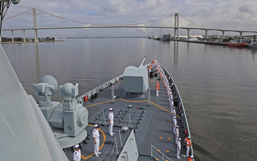 The Chinese navy docks in Maputo in a renewed diplomatic push