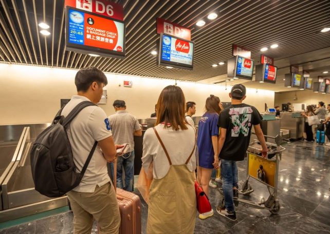 Passenger volumes at Macao airport have yet to fully recover 