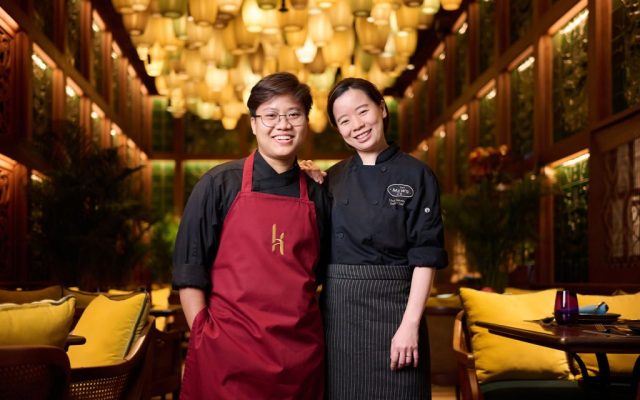 Chef Sujira ‘Aom’ Pongmorn (left) and Chef Nongnuch ‘Nuch’ Sae-eiw (right) recently joined hands for a very special Thai dinner at The Mews